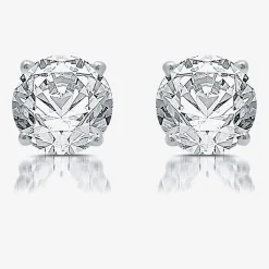 Ever Star (G / SI1-SI2) 2 CT. T.W. Lab-Grown Diamond 10K or 14K Gold Round Stud Earrings