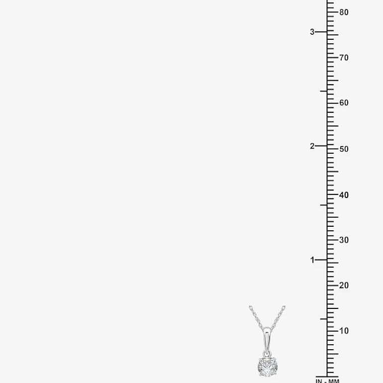 Ever Star (G / SI1-SI2) 1 CT. T.W. Lab Grown White Diamond 10K White Gold Round 2-pc. Jewelry Set