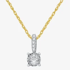 Ever Star (G / SI1-SI2) 1/2 CT. T.W. Lab Grown White Diamond Sterling Silver Round 2-pc. Jewelry Set