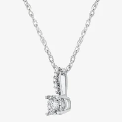 Ever Star (G / SI1-SI2) 1/2 CT. T.W. Lab Grown White Diamond Sterling Silver Round 2-pc. Jewelry Set