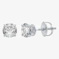 Ever Star (G / VS2) 1 1/2 CT. T.W. Lab Grown White Diamond 14K Gold 5.8mm Stud Earrings