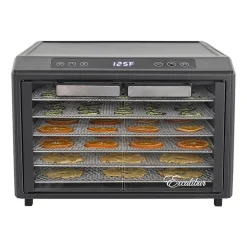 Excalibur 6 Tray Select Digital Dehydrator, in Stainless Steel