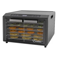 Excalibur 6 Tray Select Digital Dehydrator, in Stainless Steel