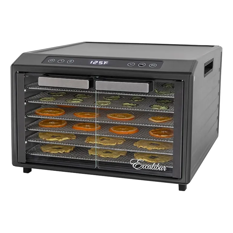 Excalibur 6 Tray Select Digital Dehydrator, in Stainless Steel