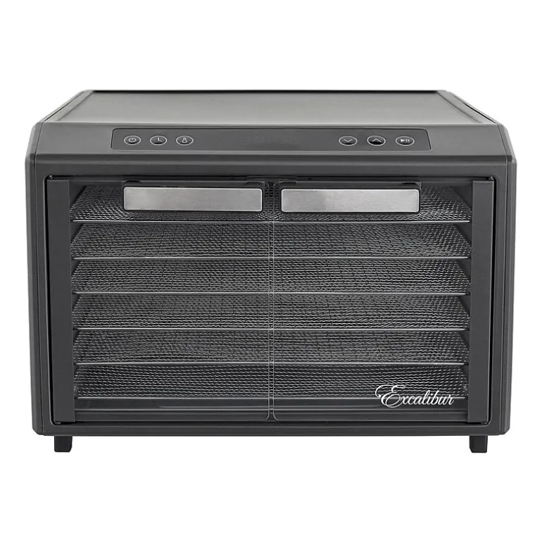 Excalibur 6 Tray Select Digital Dehydrator, in Stainless Steel