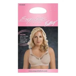 Exquisite Form Fully Full Coverage Unlined Wireless Full Coverage Bra 5100535