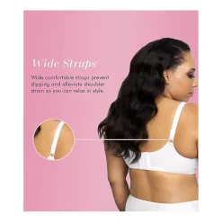Exquisite Form Fully Full Coverage Unlined Wireless Full Coverage Bra 5100535