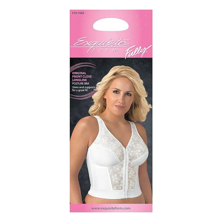 Exquisite Form Fully Full Coverage Longline Unlined Full Coverage Bra 5107565