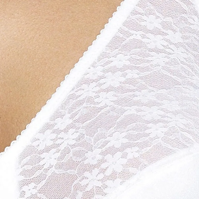 Exquisite Form® Women's FULLY Lace Wireless Back & Posture Support Bra with Front Closure-5100565