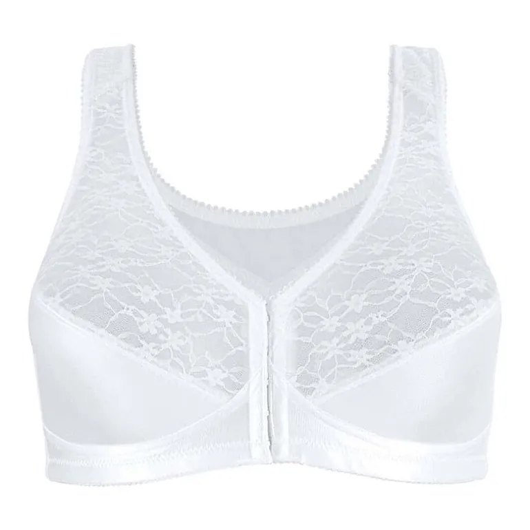 Exquisite Form® Women's FULLY Lace Wireless Back & Posture Support Bra with Front Closure-5100565
