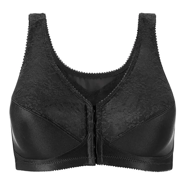 Exquisite Form® Women's FULLY Lace Wireless Back & Posture Support Bra with Front Closure-5100565