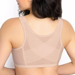 Exquisite Form® Women's FULLY Lace Wireless Back & Posture Support Bra with Front Closure-5100565
