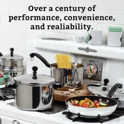 Farberware Classic Series Stainless Steel 15-pc. Cookware Set