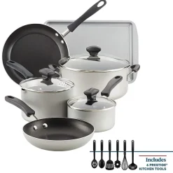 Farberware Cookstart DiamondMax Aluminum 15-pc. Cookware Set