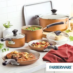 Farberware Cookstart DiamondMax Aluminum 15-pc. Cookware Set