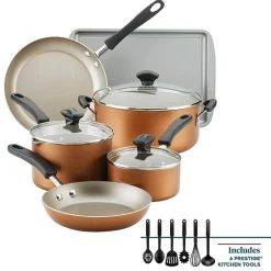 Farberware Cookstart DiamondMax Aluminum 15-pc. Cookware Set