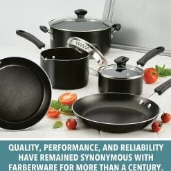 Farberware Cookstart DiamondMax Aluminum 15-pc. Cookware Set