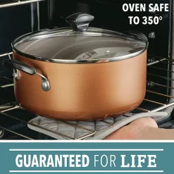 Farberware Cookstart DiamondMax Aluminum 15-pc. Cookware Set