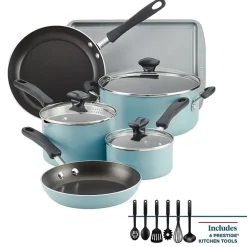 Farberware Cookstart DiamondMax Aluminum 15-pc. Cookware Set