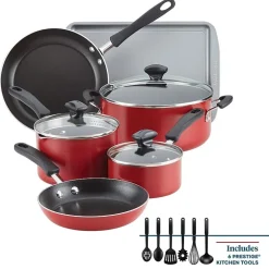 Farberware Cookstart DiamondMax Aluminum 15-pc. Cookware Set