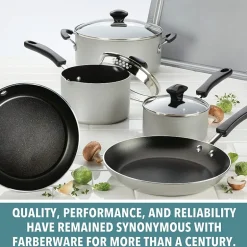 Farberware Cookstart DiamondMax Aluminum 15-pc. Cookware Set