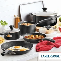 Farberware Cookstart DiamondMax Aluminum 15-pc. Cookware Set