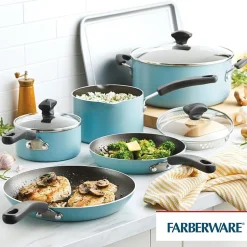 Farberware Cookstart DiamondMax Aluminum 15-pc. Cookware Set