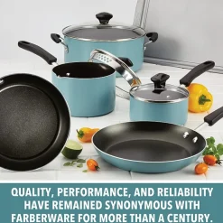 Farberware Cookstart DiamondMax Aluminum 15-pc. Cookware Set