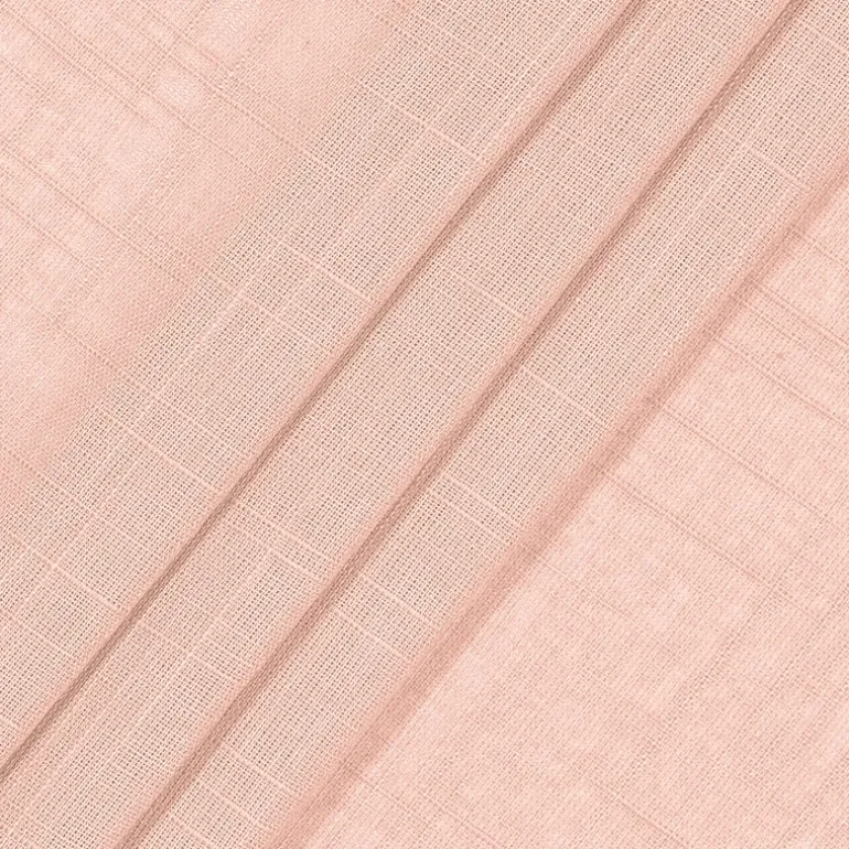 Fieldcrest Arden Solid Cotton Grommet Top Sheer Single Curtain Panel