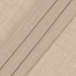 Fieldcrest Arden Solid Cotton Grommet Top Sheer Single Curtain Panel
