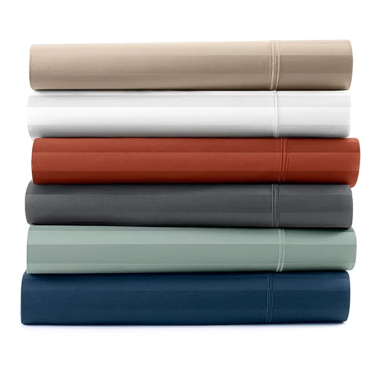 Fieldcrest Classic Stripe 400tc Cotton Sheet Set
