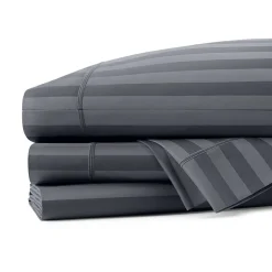 Fieldcrest Classic Stripe 400tc Cotton Sheet Set