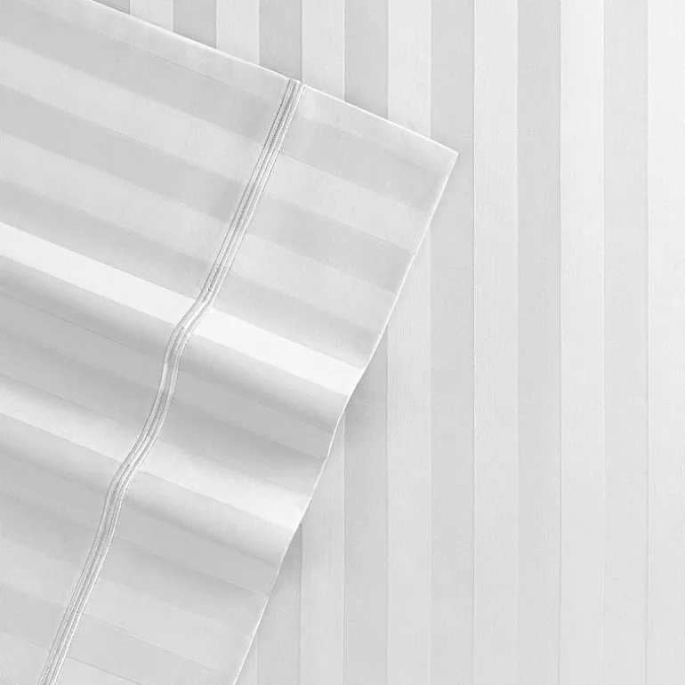 Fieldcrest Classic Stripe 400tc Cotton Sheet Set