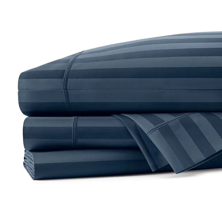 Fieldcrest Classic Stripe 400tc Cotton Sheet Set