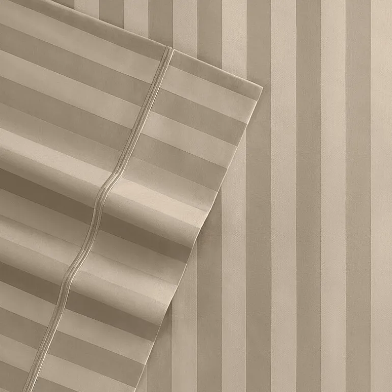 Fieldcrest Classic Stripe 400tc Cotton Sheet Set