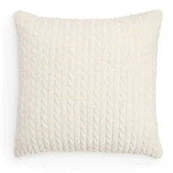 Fieldcrest Faux Mink 20x20 Square Throw Pillow