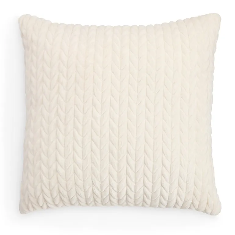 Fieldcrest Faux Mink 20x20 Square Throw Pillow