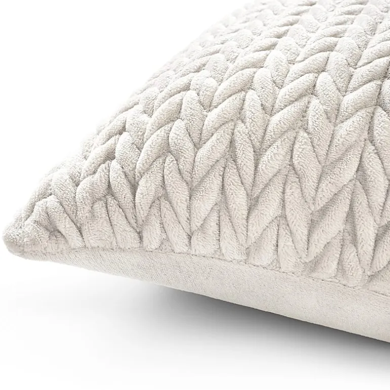 Fieldcrest Faux Mink 20x20 Square Throw Pillow