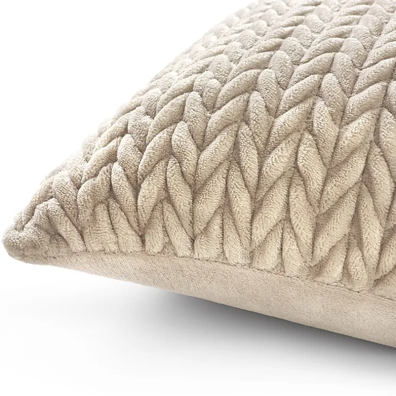 Fieldcrest Faux Mink 20x20 Square Throw Pillow