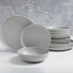 Fieldcrest Legacy Denim 12-pc. Stoneware Dinnerware Set