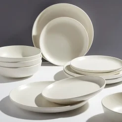 Fieldcrest Legacy Denim 12-pc. Stoneware Dinnerware Set