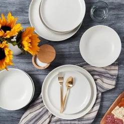 Fieldcrest Legacy Denim 12-pc. Stoneware Dinnerware Set