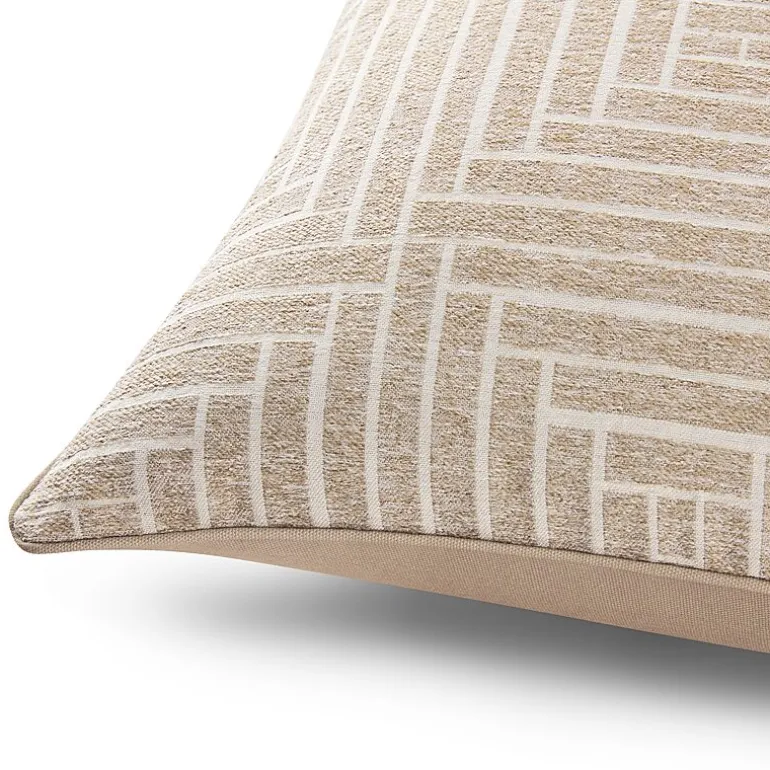 Fieldcrest Woven Geo Square Throw Pillow