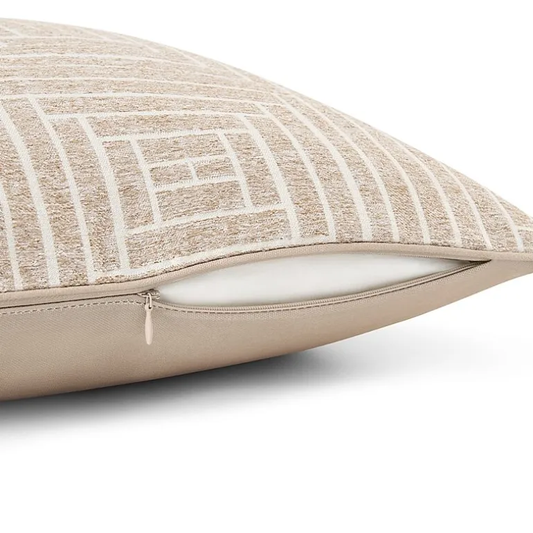 Fieldcrest Woven Geo Square Throw Pillow