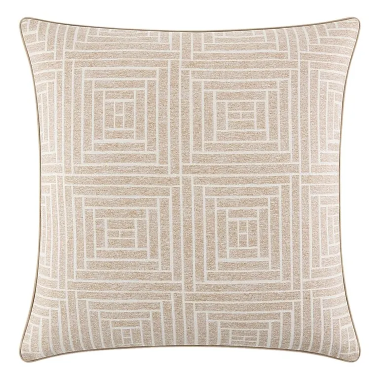 Fieldcrest Woven Geo Square Throw Pillow
