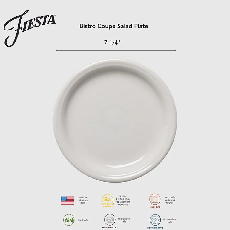 Fiesta Bistro Coupe Ceramic Salad Plate