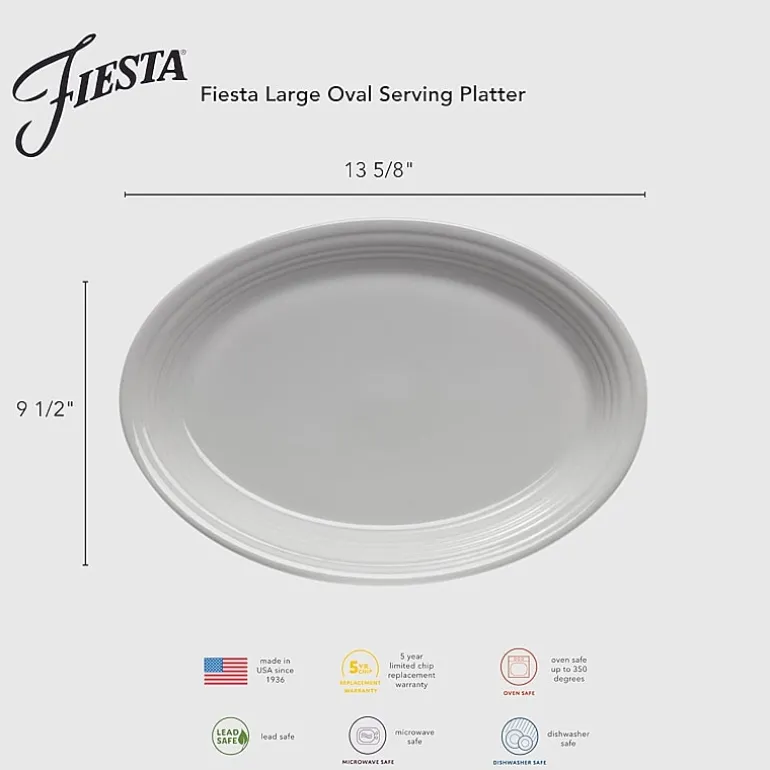 Fiesta Ceramic Serving Platter