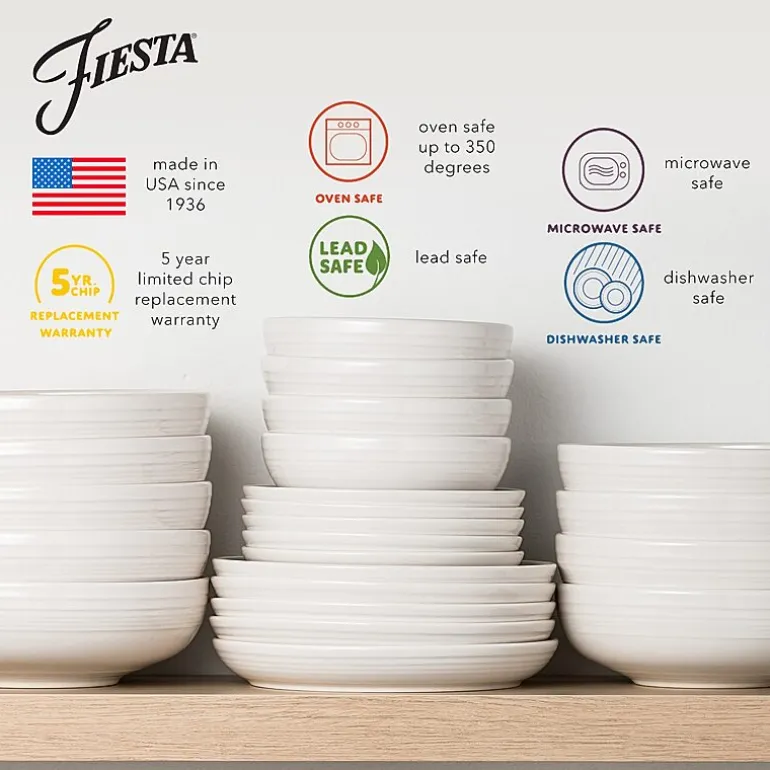 Fiesta Classic Rim 12-pc. Dinnerware Set