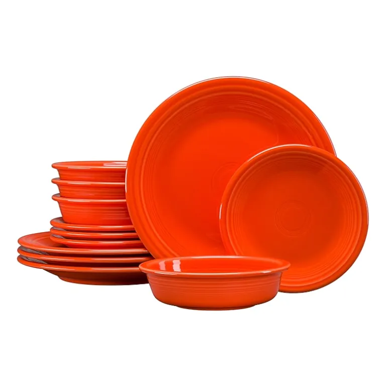 Fiesta Classic Rim 12-pc. Dinnerware Set