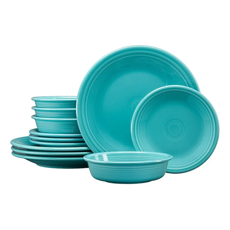 Fiesta Classic Rim 12-pc. Dinnerware Set
